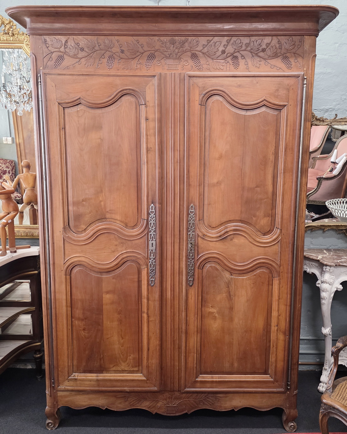 A fine Normandy 'Armoire de Mariage'